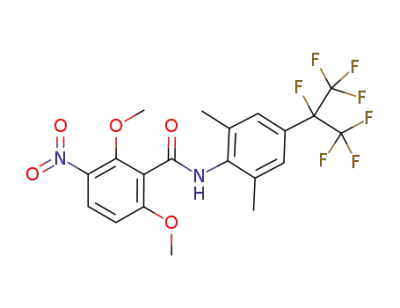 N-[2,6-dimethyl-4-(1,2,2,2-tetrafluoro-1-trifluoromethyl-ethyl)-phenyl]-2,6-dimethoxy-3-nitro-benzamide